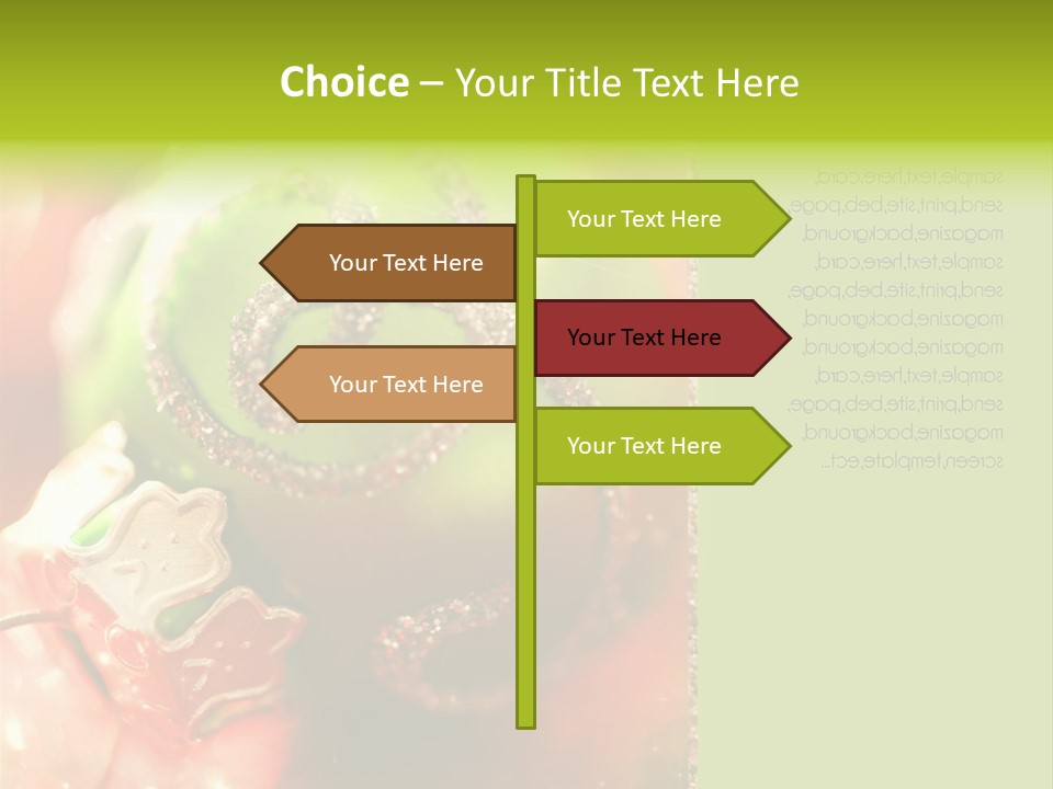 Tree Celebration Send PowerPoint Template