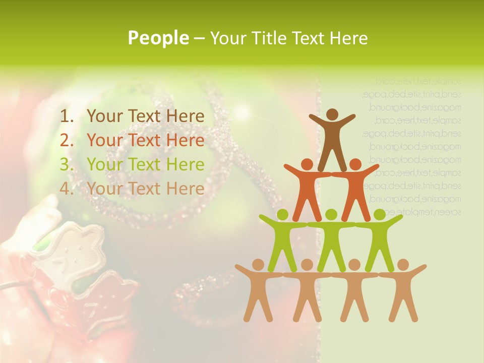 Tree Celebration Send PowerPoint Template