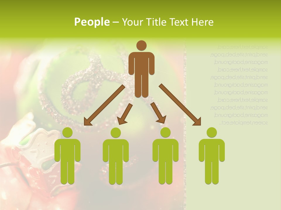Tree Celebration Send PowerPoint Template