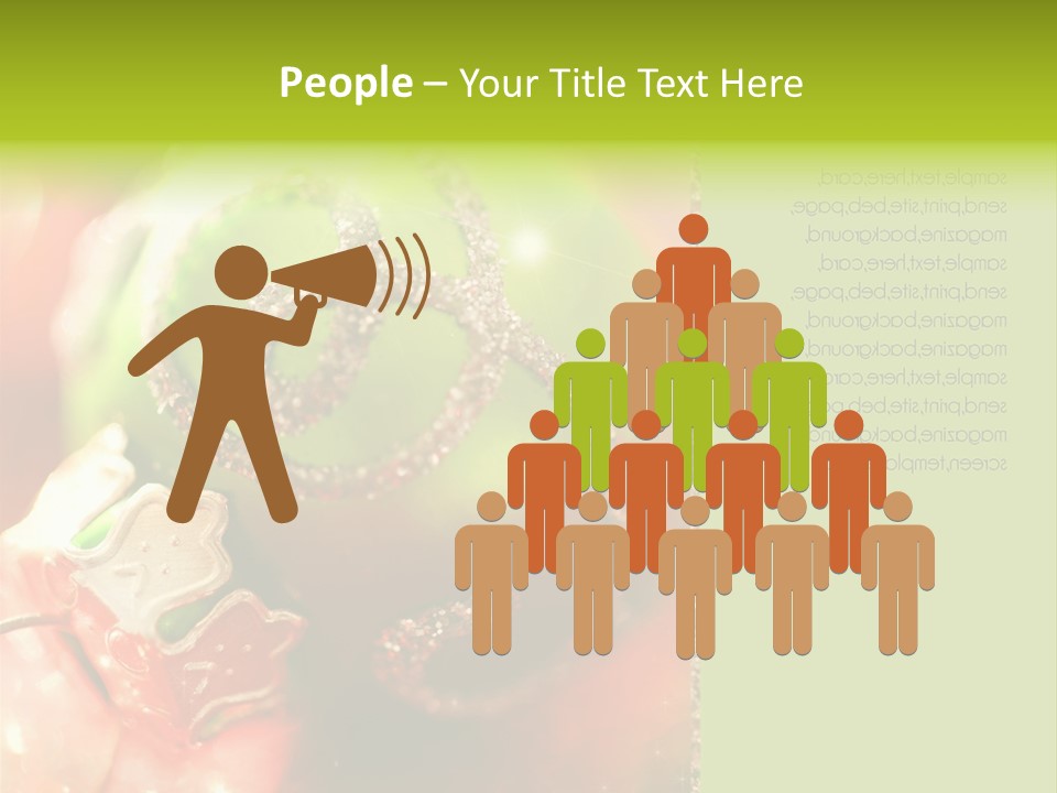 Tree Celebration Send PowerPoint Template