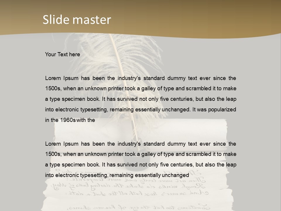 Closeup Focus Selective PowerPoint Template