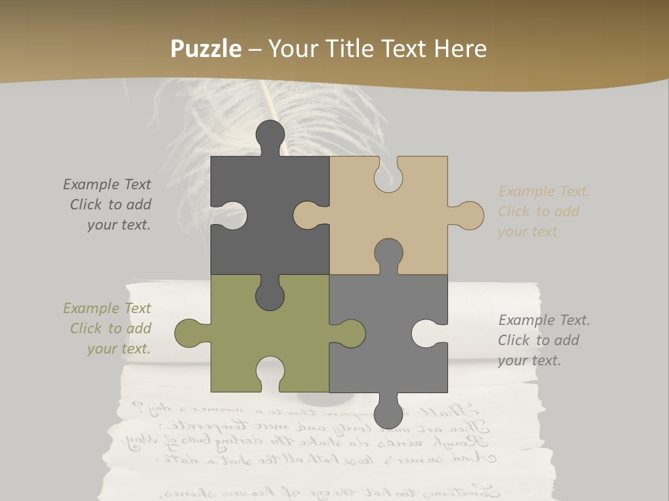 Closeup Focus Selective PowerPoint Template