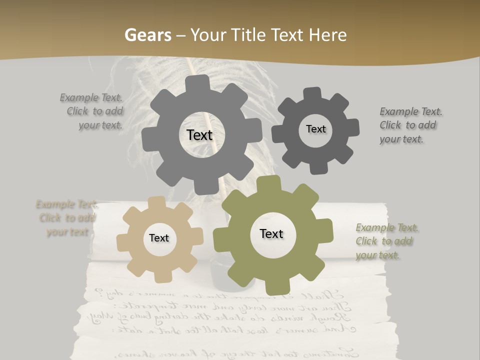 Closeup Focus Selective PowerPoint Template