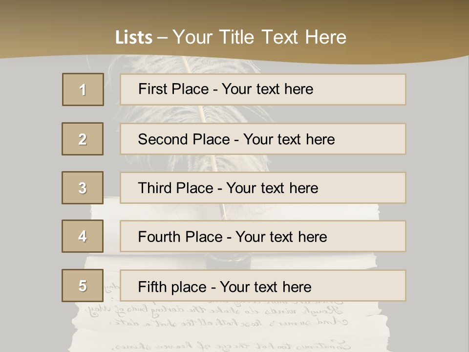 Closeup Focus Selective PowerPoint Template