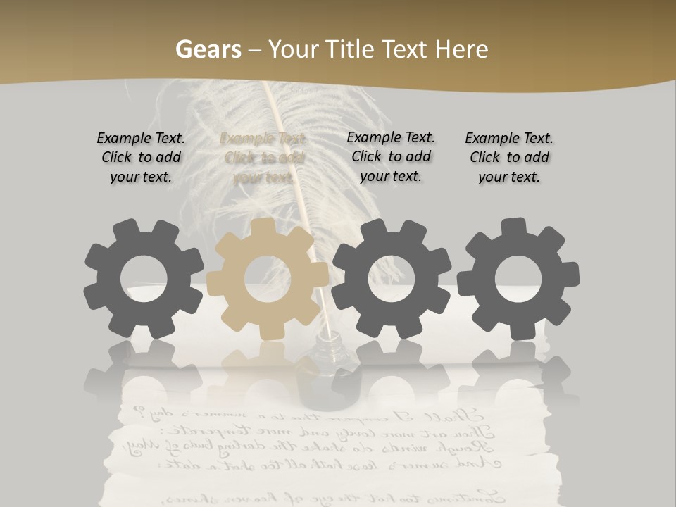 Closeup Focus Selective PowerPoint Template