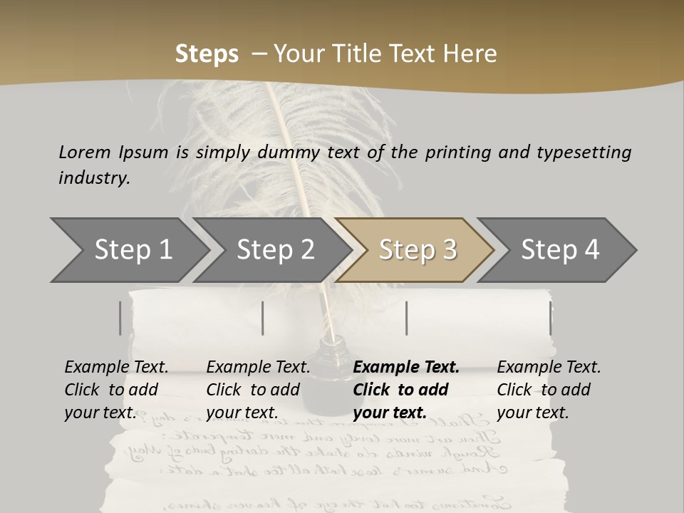 Closeup Focus Selective PowerPoint Template