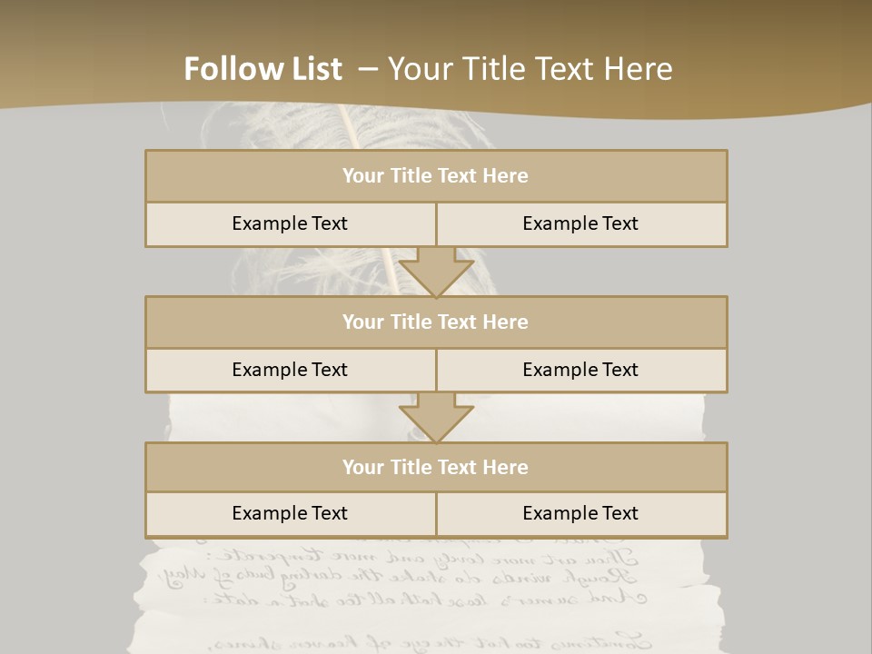 Closeup Focus Selective PowerPoint Template