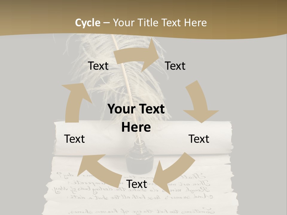 Closeup Focus Selective PowerPoint Template