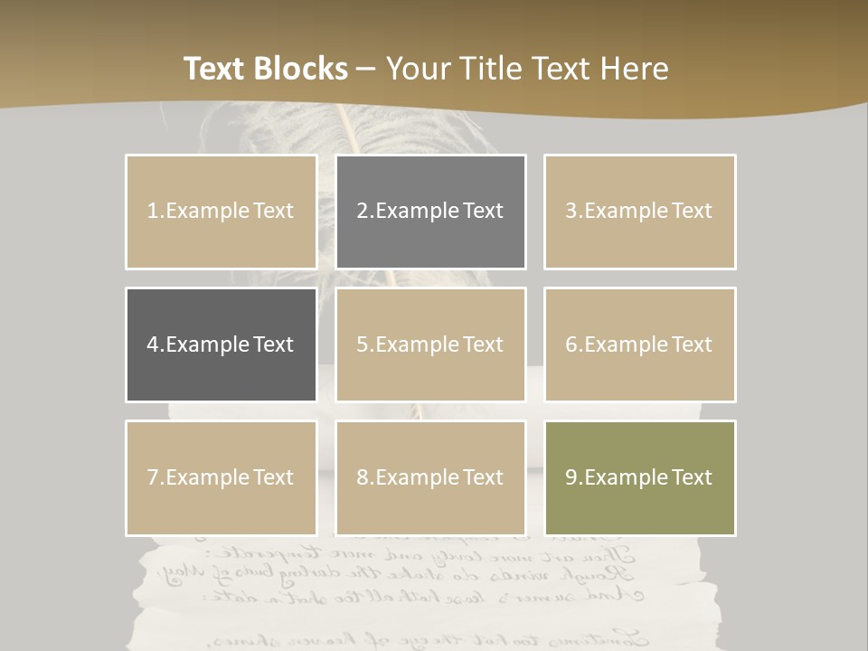 Closeup Focus Selective PowerPoint Template