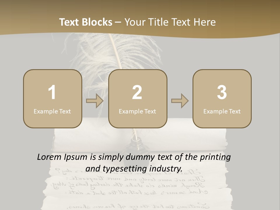 Closeup Focus Selective PowerPoint Template