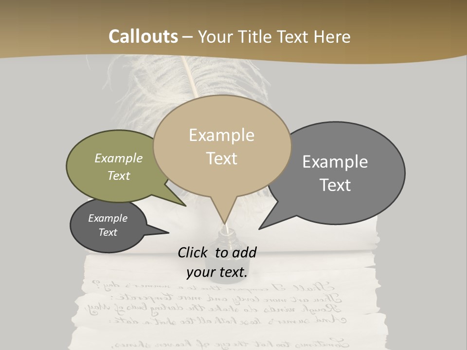 Closeup Focus Selective PowerPoint Template