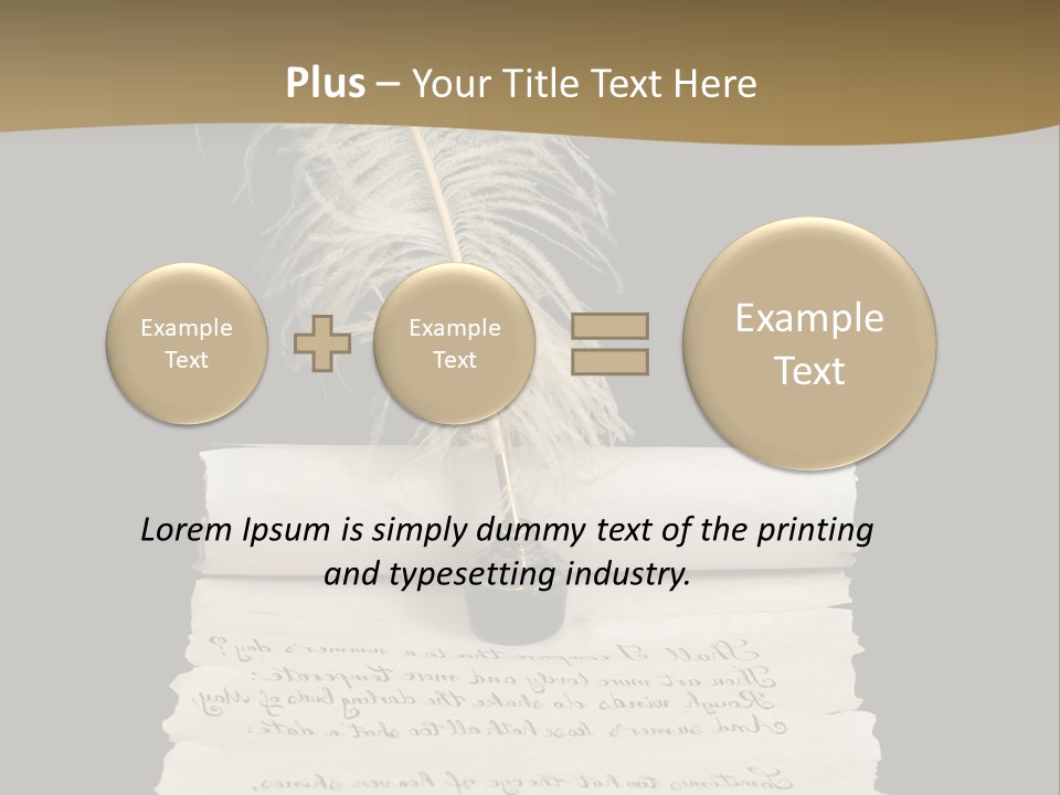 Closeup Focus Selective PowerPoint Template