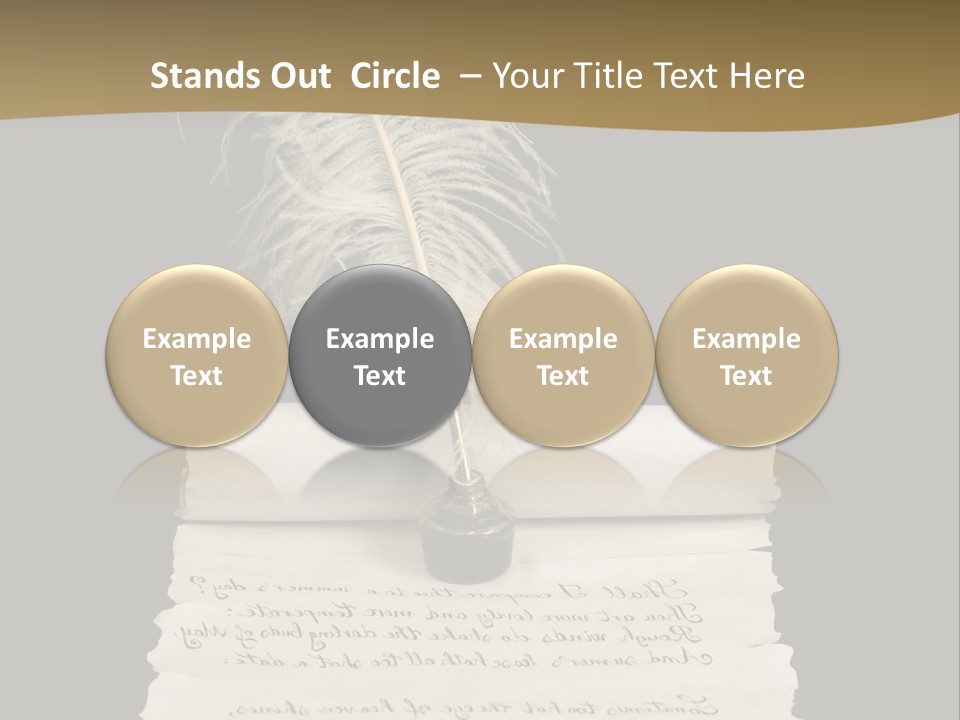 Closeup Focus Selective PowerPoint Template