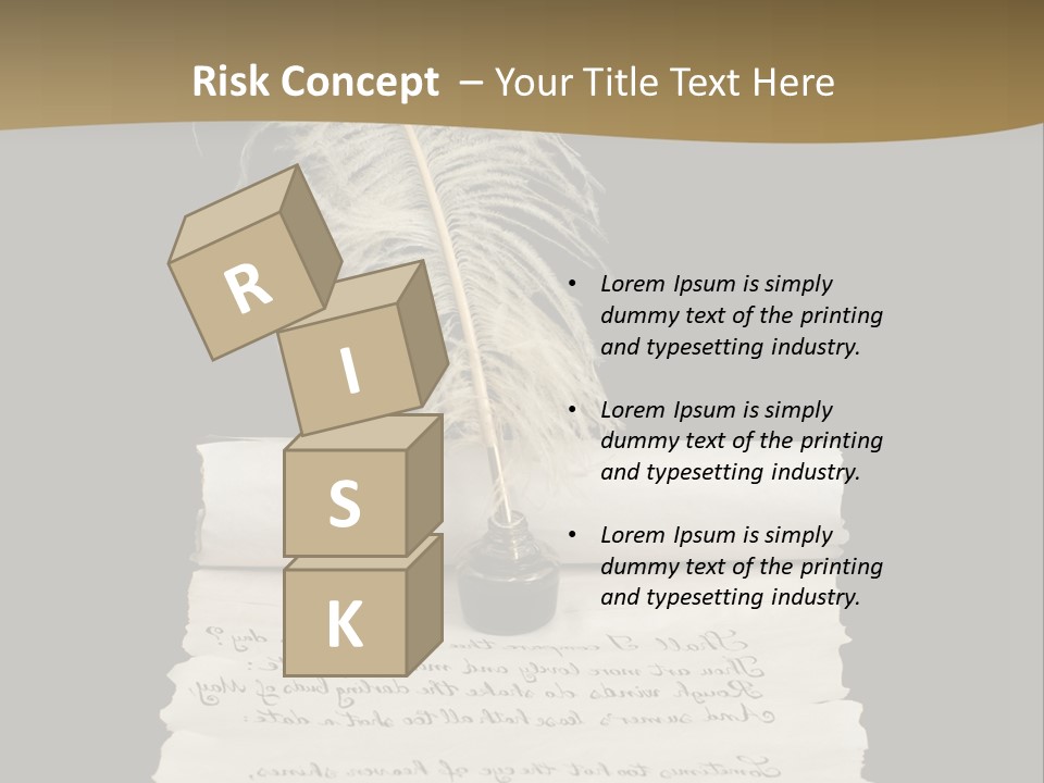 Closeup Focus Selective PowerPoint Template