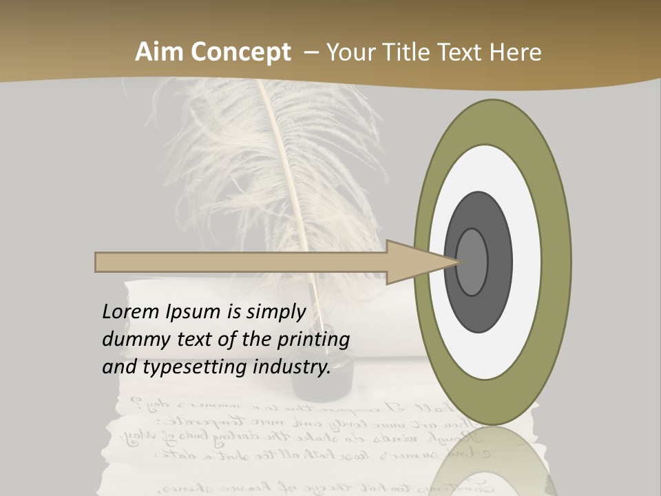 Closeup Focus Selective PowerPoint Template