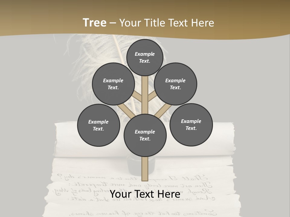 Closeup Focus Selective PowerPoint Template