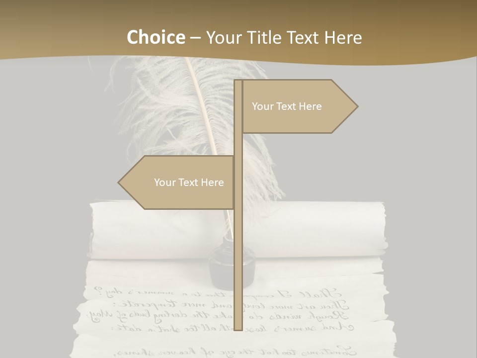 Closeup Focus Selective PowerPoint Template