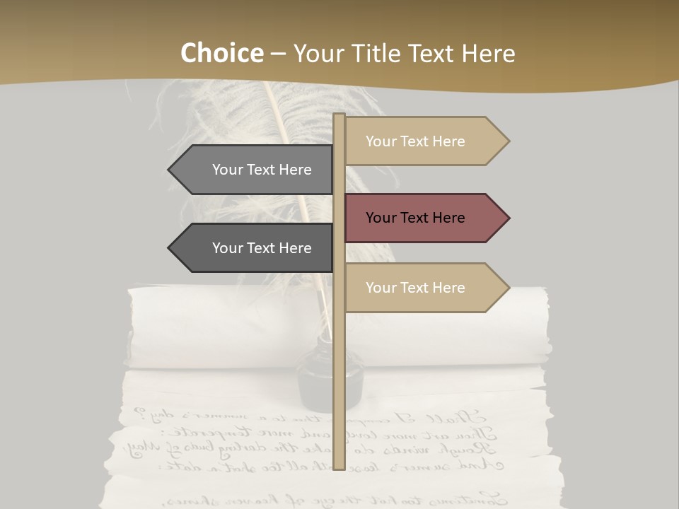 Closeup Focus Selective PowerPoint Template