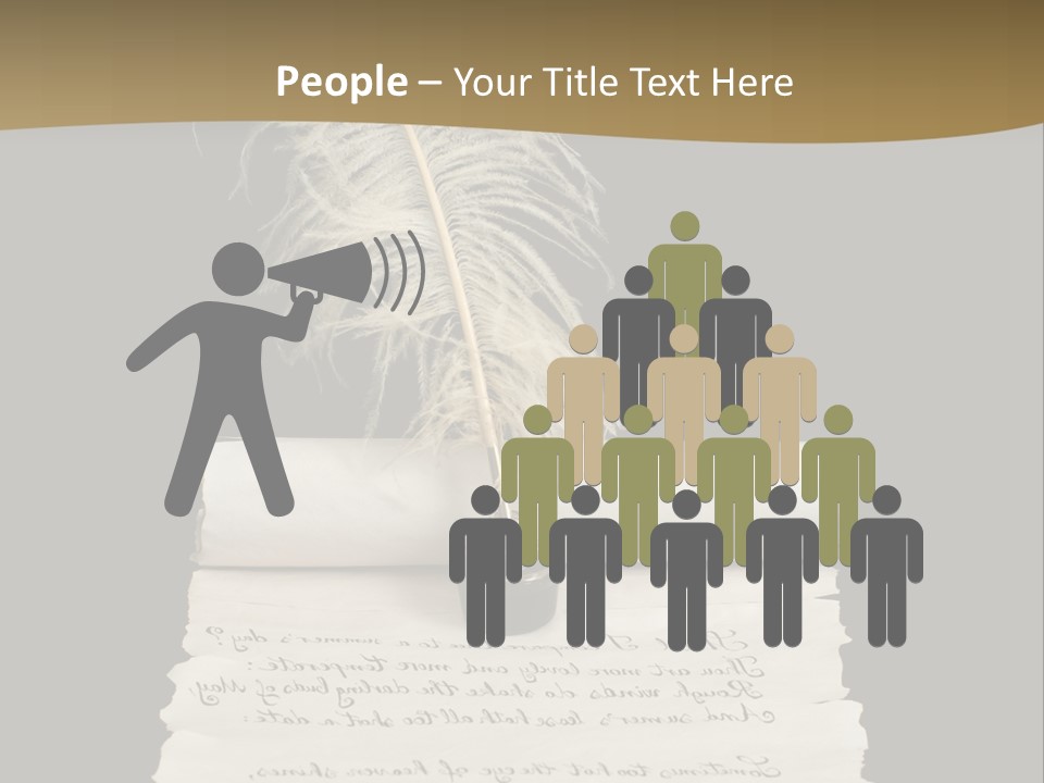 Closeup Focus Selective PowerPoint Template