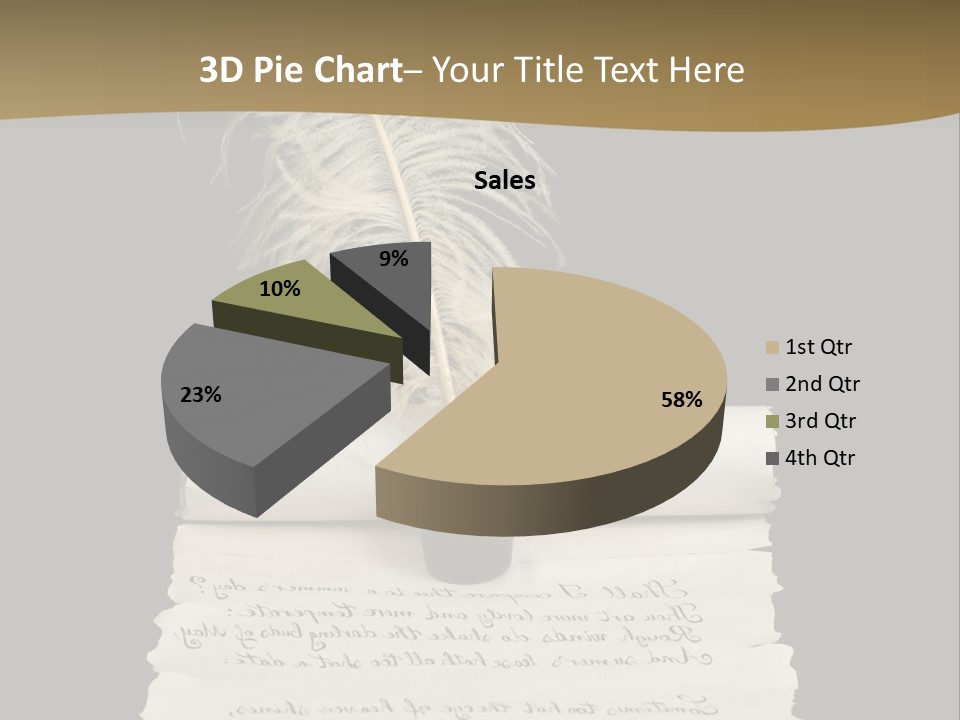 Closeup Focus Selective PowerPoint Template