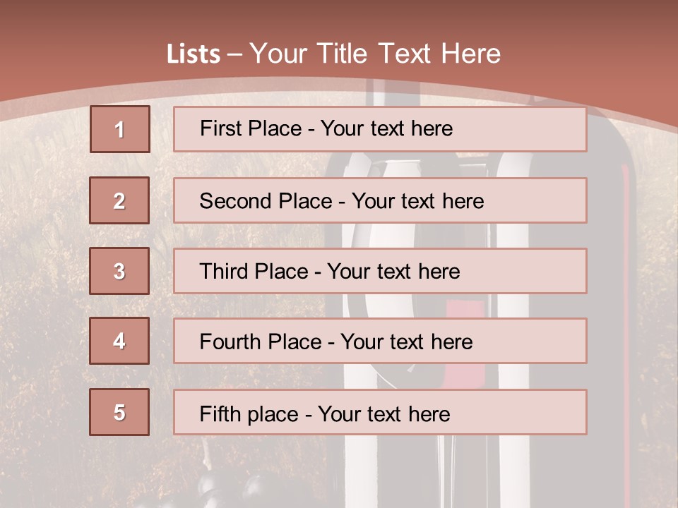 Lifestyle Vitamin Outside PowerPoint Template