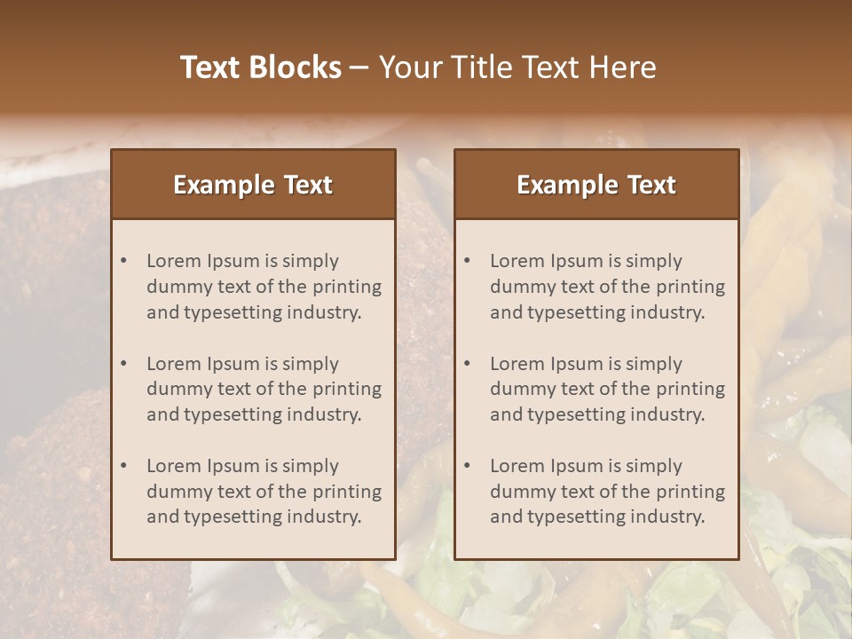 Arab Turkey Bakery PowerPoint Template