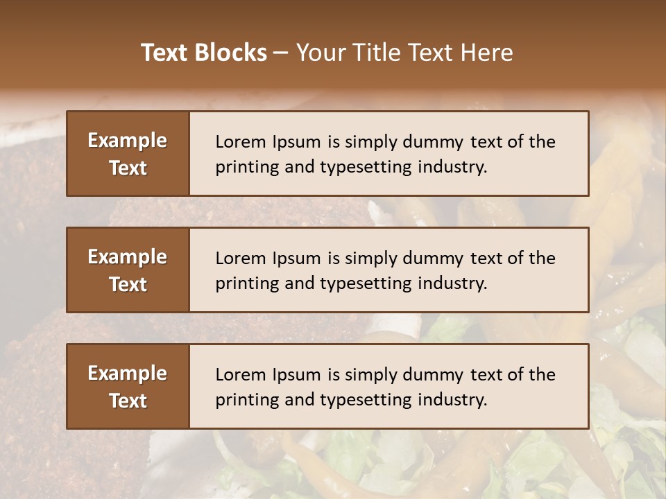 Arab Turkey Bakery PowerPoint Template