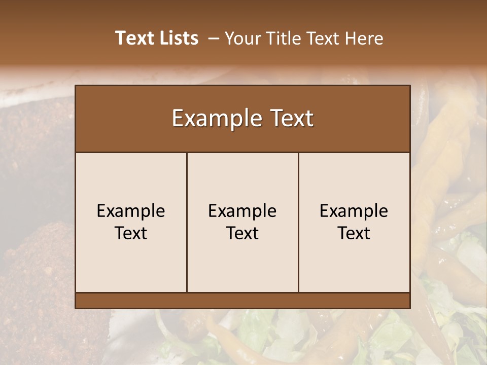 Arab Turkey Bakery PowerPoint Template