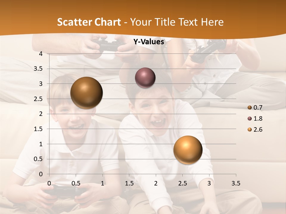 Mom Relaxing Dad PowerPoint Template
