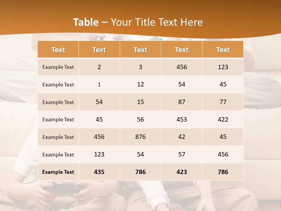 Mom Relaxing Dad PowerPoint Template