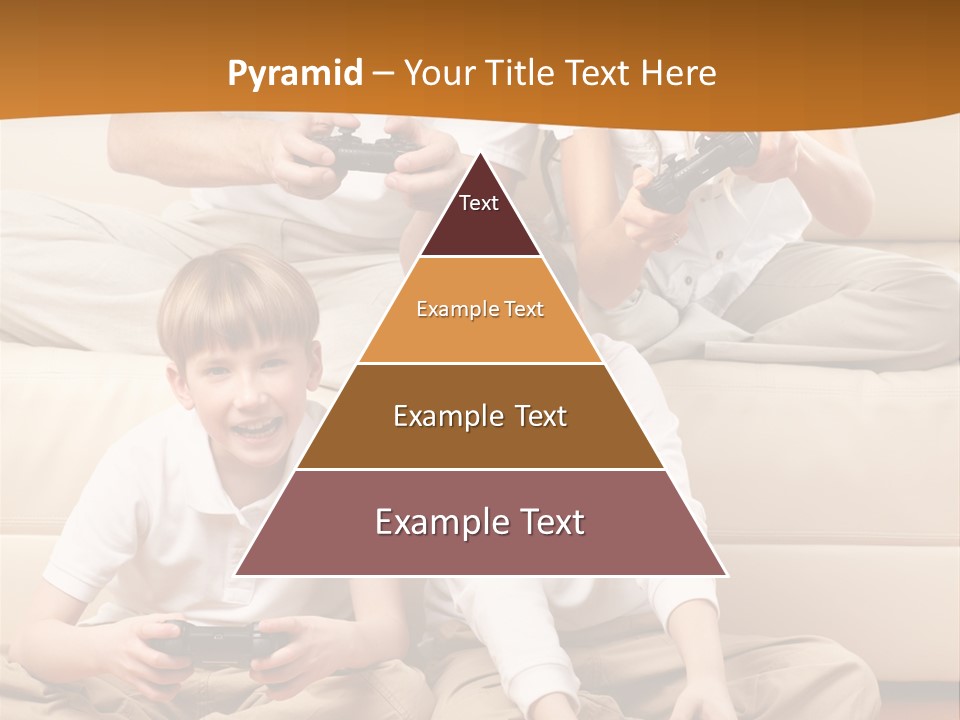 Mom Relaxing Dad PowerPoint Template