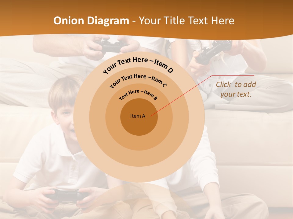 Mom Relaxing Dad PowerPoint Template