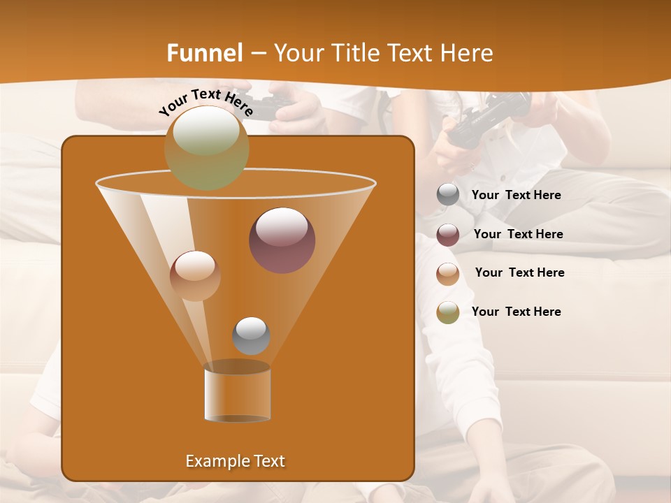 Mom Relaxing Dad PowerPoint Template