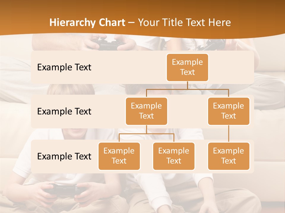 Mom Relaxing Dad PowerPoint Template