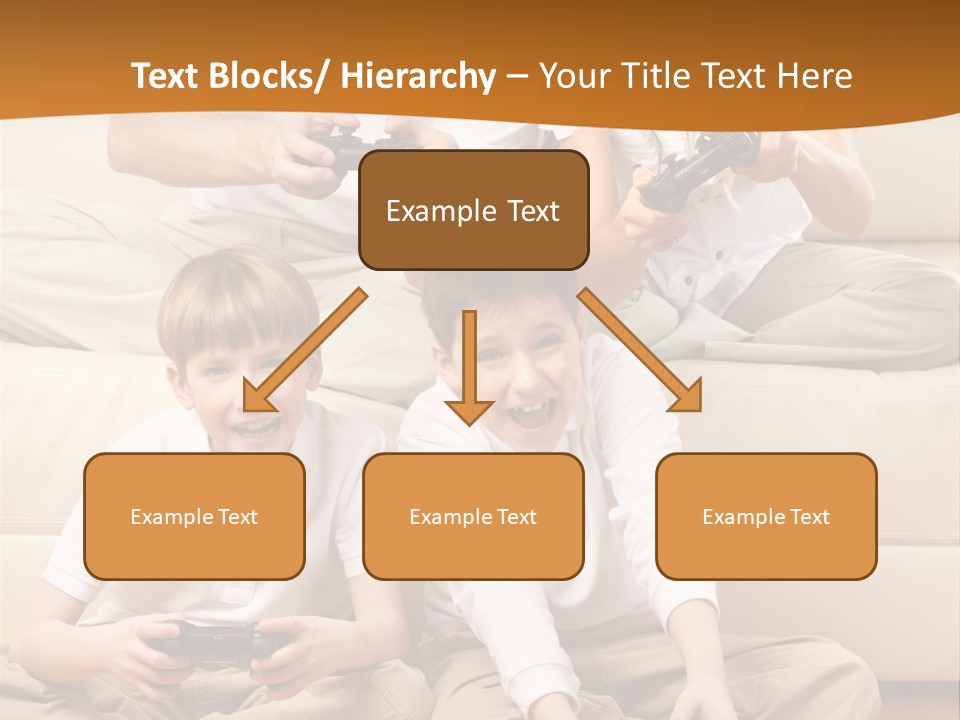 Mom Relaxing Dad PowerPoint Template