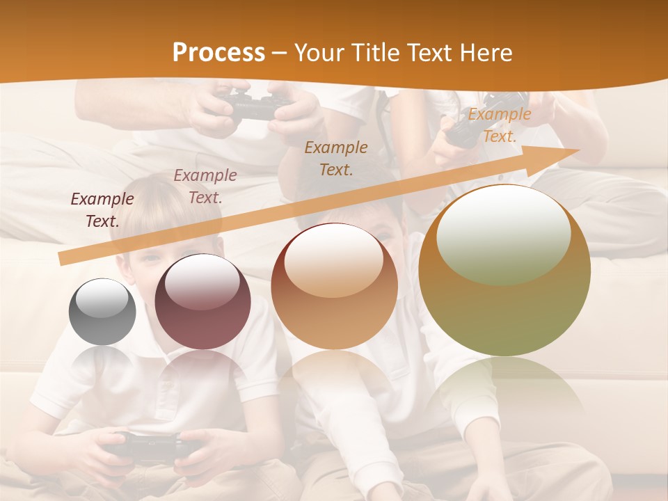 Mom Relaxing Dad PowerPoint Template