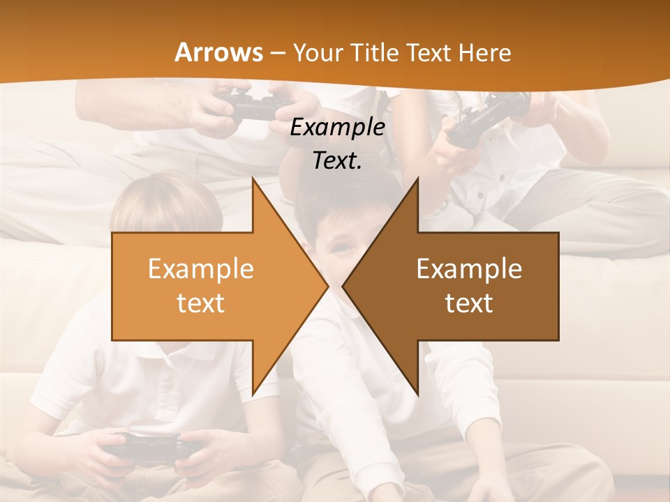 Mom Relaxing Dad PowerPoint Template