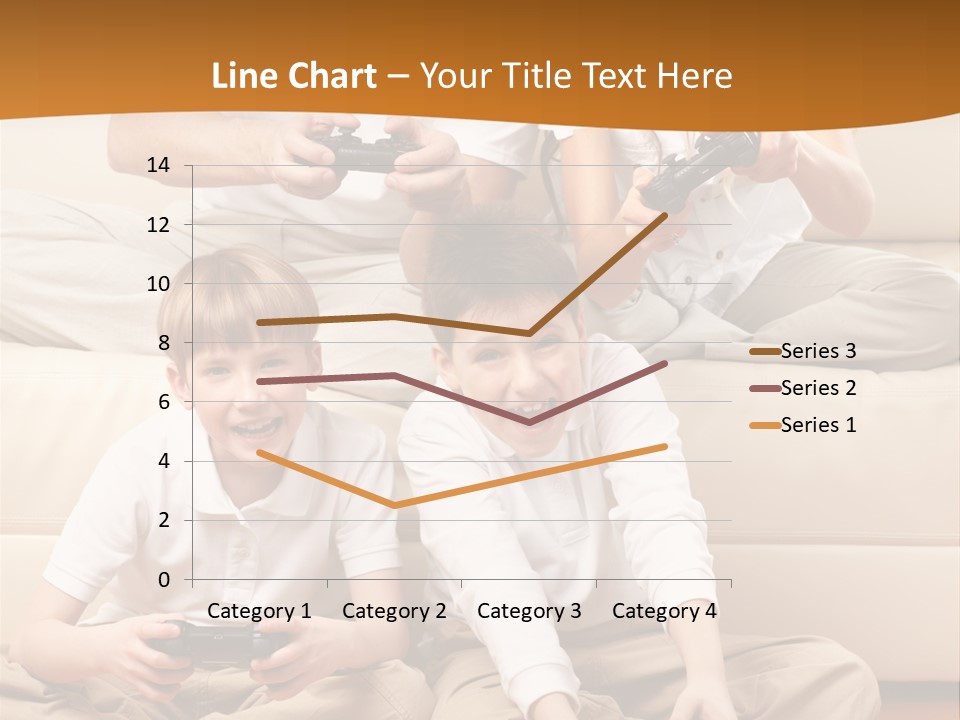 Mom Relaxing Dad PowerPoint Template