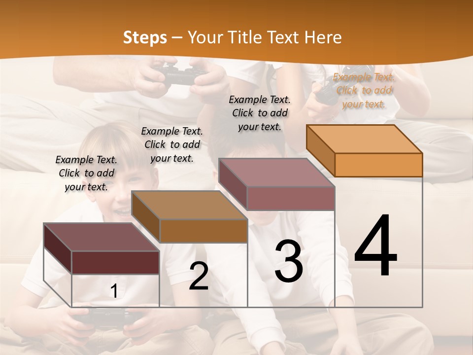 Mom Relaxing Dad PowerPoint Template