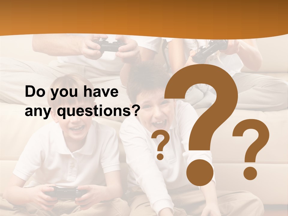 Mom Relaxing Dad PowerPoint Template