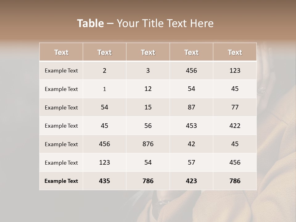 Young Y Outdoor PowerPoint Template