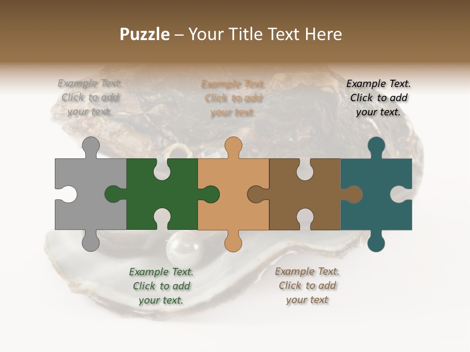 Tasty Jewelry Crustacean PowerPoint Template