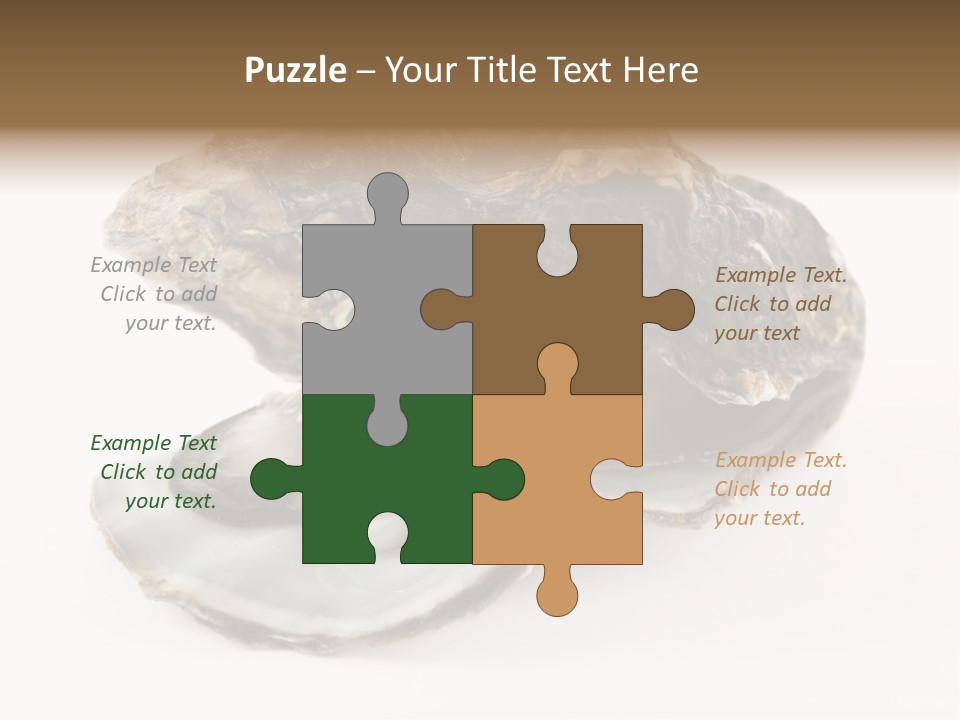 Tasty Jewelry Crustacean PowerPoint Template