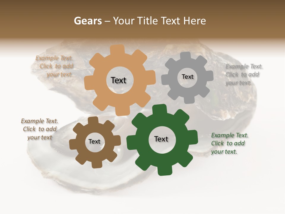 Tasty Jewelry Crustacean PowerPoint Template