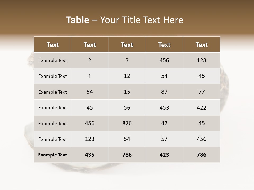 Tasty Jewelry Crustacean PowerPoint Template