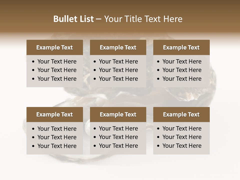 Tasty Jewelry Crustacean PowerPoint Template