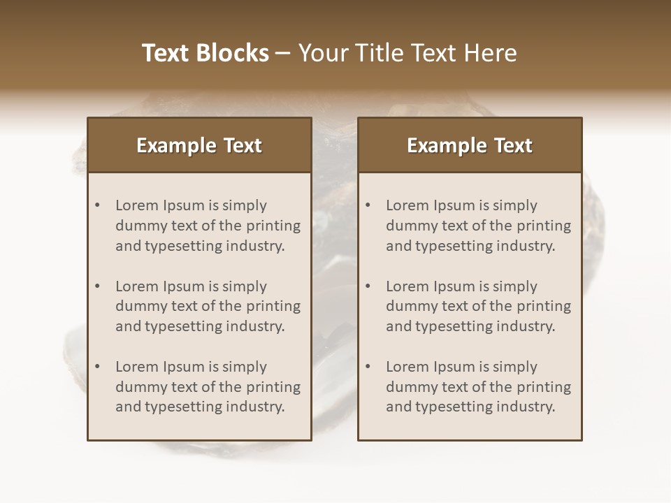 Tasty Jewelry Crustacean PowerPoint Template