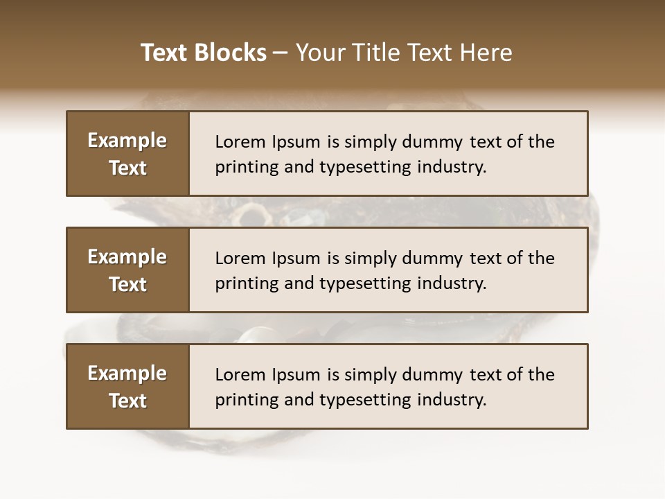 Tasty Jewelry Crustacean PowerPoint Template