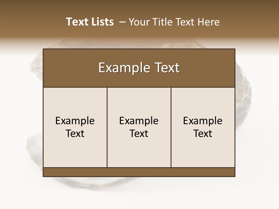 Tasty Jewelry Crustacean PowerPoint Template