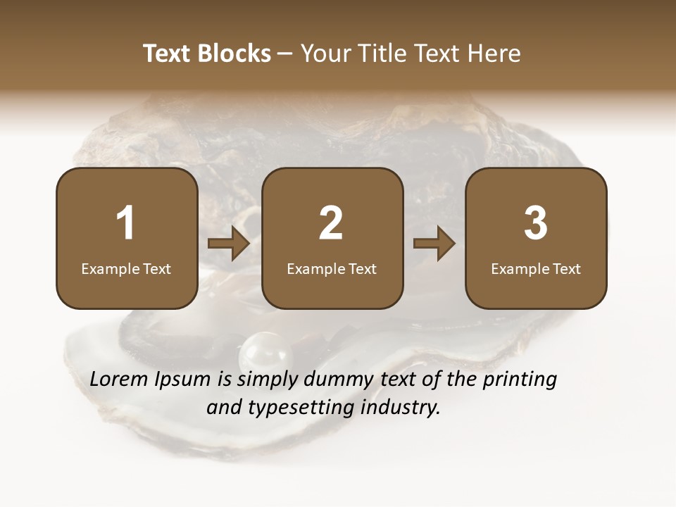 Tasty Jewelry Crustacean PowerPoint Template